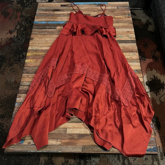 Rachel Zoe Burnt Sienna Dress Sz 4 **NWT** - Picture 9 of 11